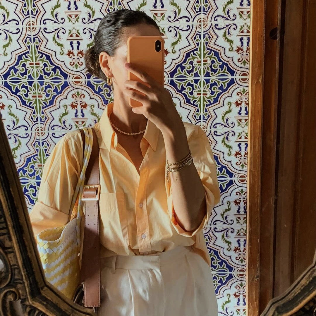 Ketting met onregelmatige zoetwaterparels